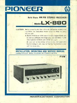 Сервисная инструкция Pioneer LX-880 ― Manual-Shop.ru