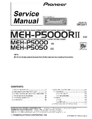 Сервисная инструкция Pioneer MEH-P5000, MEH-P5050 ― Manual-Shop.ru