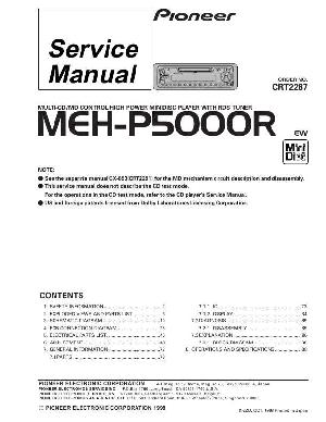 Сервисная инструкция Pioneer MEH-P5000R ― Manual-Shop.ru
