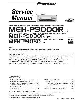Сервисная инструкция Pioneer MEH-P9000R, P9050R ― Manual-Shop.ru