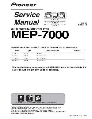 Сервисная инструкция Pioneer MEP-7000 ― Manual-Shop.ru