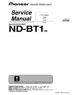 Сервисная инструкция Pioneer ND-BT1 ― Manual-Shop.ru