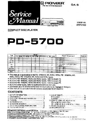 Service manual Pioneer PD-5700 ― Manual-Shop.ru