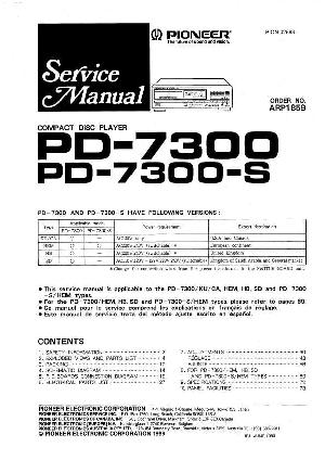 Service manual Pioneer PD-7300 ― Manual-Shop.ru