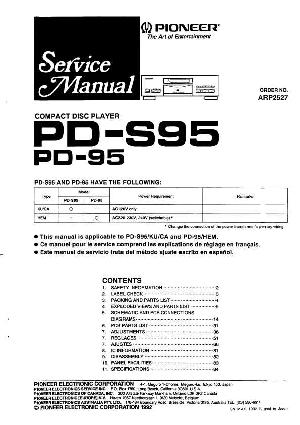 Service manual Pioneer PD-95, PD-S95 ― Manual-Shop.ru