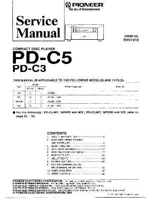 Service manual Pioneer PD-C3, PD-C5 ― Manual-Shop.ru
