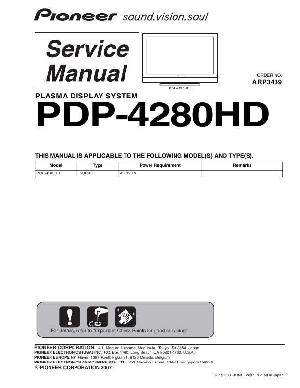 Сервисная инструкция Pioneer PDP-4280HD ― Manual-Shop.ru