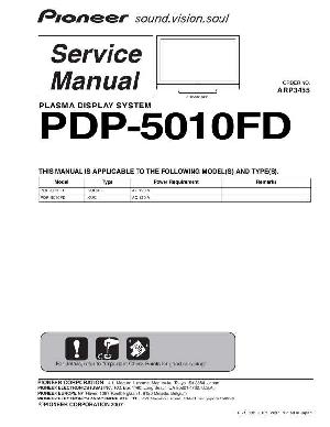 Сервисная инструкция Pioneer PDP-5010HD ― Manual-Shop.ru