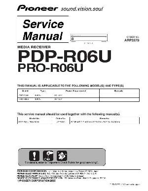 Сервисная инструкция Pioneer PDP-R06U, PRO-R06U ― Manual-Shop.ru