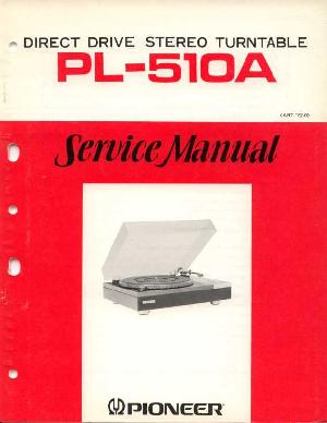 Сервисная инструкция Pioneer PL-510A ― Manual-Shop.ru