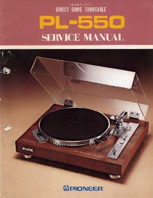 Service manual Pioneer PL-550 ― Manual-Shop.ru
