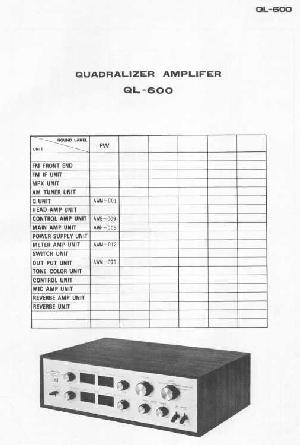 Сервисная инструкция Pioneer QL-600 ― Manual-Shop.ru