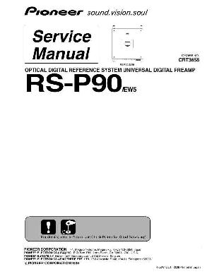 Сервисная инструкция Pioneer RS-P90 ― Manual-Shop.ru