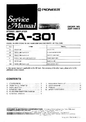 Сервисная инструкция Pioneer SA-301 ― Manual-Shop.ru