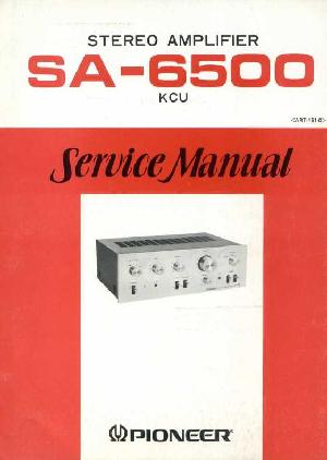Сервисная инструкция Pioneer SA-6500 ― Manual-Shop.ru