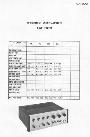 Service manual Pioneer SA-900 ― Manual-Shop.ru
