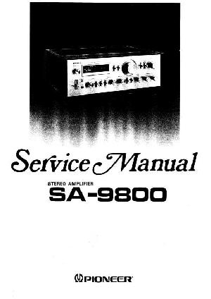 Сервисная инструкция Pioneer SA-9800 ― Manual-Shop.ru