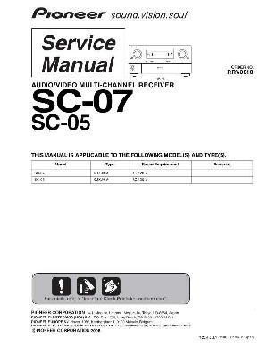 Service manual Pioneer SC-05, SC-07 ― Manual-Shop.ru