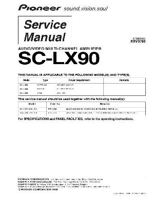 Service manual Pioneer SC-LX90 ― Manual-Shop.ru