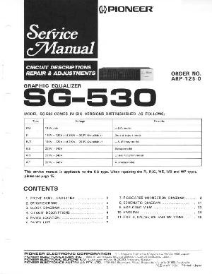 Сервисная инструкция Pioneer SG-530 ― Manual-Shop.ru