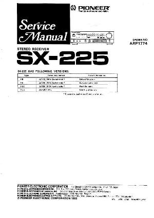 Сервисная инструкция Pioneer SX-225 ― Manual-Shop.ru
