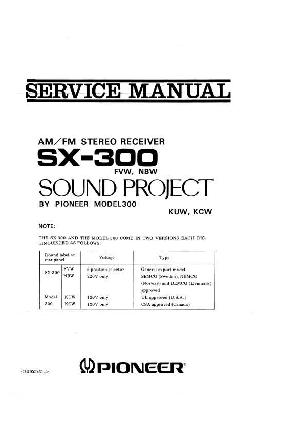 Сервисная инструкция Pioneer SX-300 ― Manual-Shop.ru