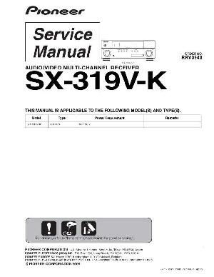 Сервисная инструкция Pioneer SX-319V-K ― Manual-Shop.ru