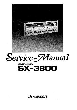 Сервисная инструкция Pioneer SX-3800 ― Manual-Shop.ru