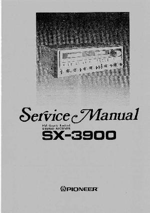 Сервисная инструкция Pioneer SX-3900 ― Manual-Shop.ru