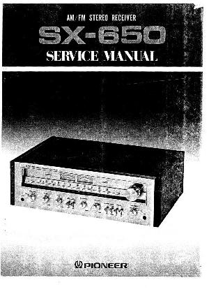 Сервисная инструкция Pioneer SX-650 ― Manual-Shop.ru