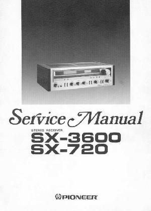 Сервисная инструкция Pioneer SX-720, SX-3600 ― Manual-Shop.ru