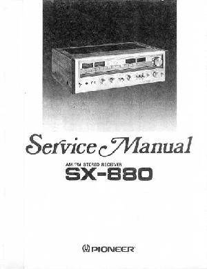 Сервисная инструкция Pioneer SX-880 ― Manual-Shop.ru