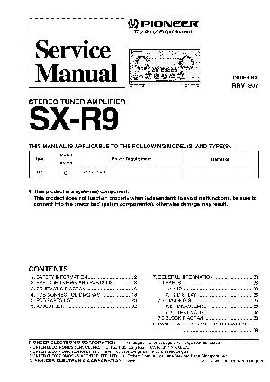 Сервисная инструкция Pioneer SX-R9 ― Manual-Shop.ru