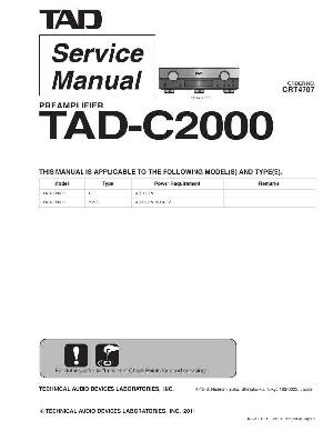 Сервисная инструкция Pioneer TAD-C2000 ― Manual-Shop.ru