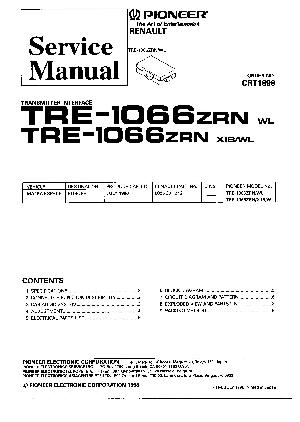 Сервисная инструкция Pioneer TRE-1066 ― Manual-Shop.ru