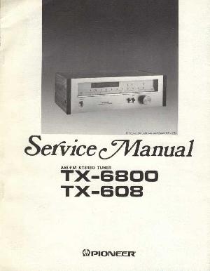 Сервисная инструкция Pioneer TX-608, TX-6800 ― Manual-Shop.ru