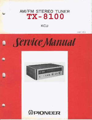Сервисная инструкция Pioneer TX-8100 ― Manual-Shop.ru