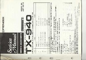Service manual Pioneer TX-940 ― Manual-Shop.ru