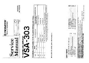 Сервисная инструкция Pioneer VSA-303 ― Manual-Shop.ru