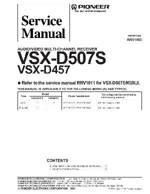 Сервисная инструкция Pioneer VSX-D457, VSX-D507S ― Manual-Shop.ru
