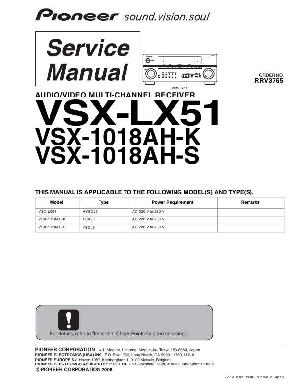 Сервисная инструкция Pioneer VSX-LX51 ― Manual-Shop.ru