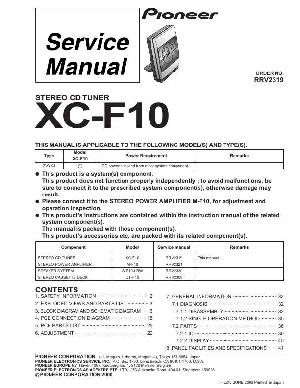 Service manual Pioneer XC-F10 ― Manual-Shop.ru