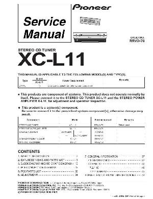Сервисная инструкция Pioneer XC-L11 ― Manual-Shop.ru