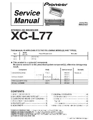 Сервисная инструкция Pioneer XC-L77 ― Manual-Shop.ru