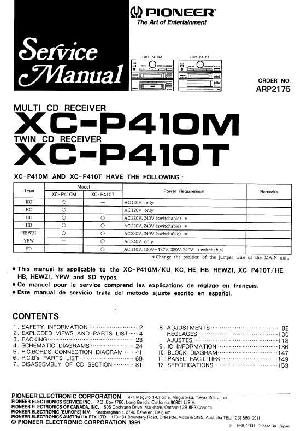 Сервисная инструкция Pioneer XC-P410M, XC-P410T ― Manual-Shop.ru