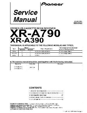 Сервисная инструкция Pioneer XR-A390, XR-A790 ― Manual-Shop.ru