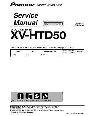 Service manual Pioneer XV-HTD50 ― Manual-Shop.ru