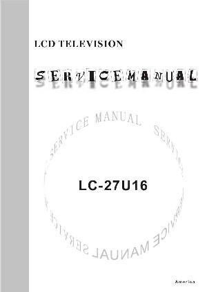 Сервисная инструкция Prima LC-27U16 ― Manual-Shop.ru