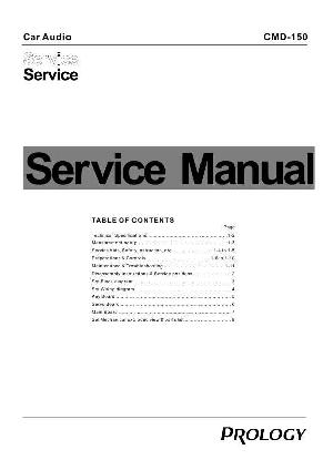 Сервисная инструкция Prology CMD-150R ― Manual-Shop.ru