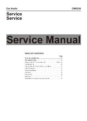 Сервисная инструкция Prology CMD-220S ― Manual-Shop.ru